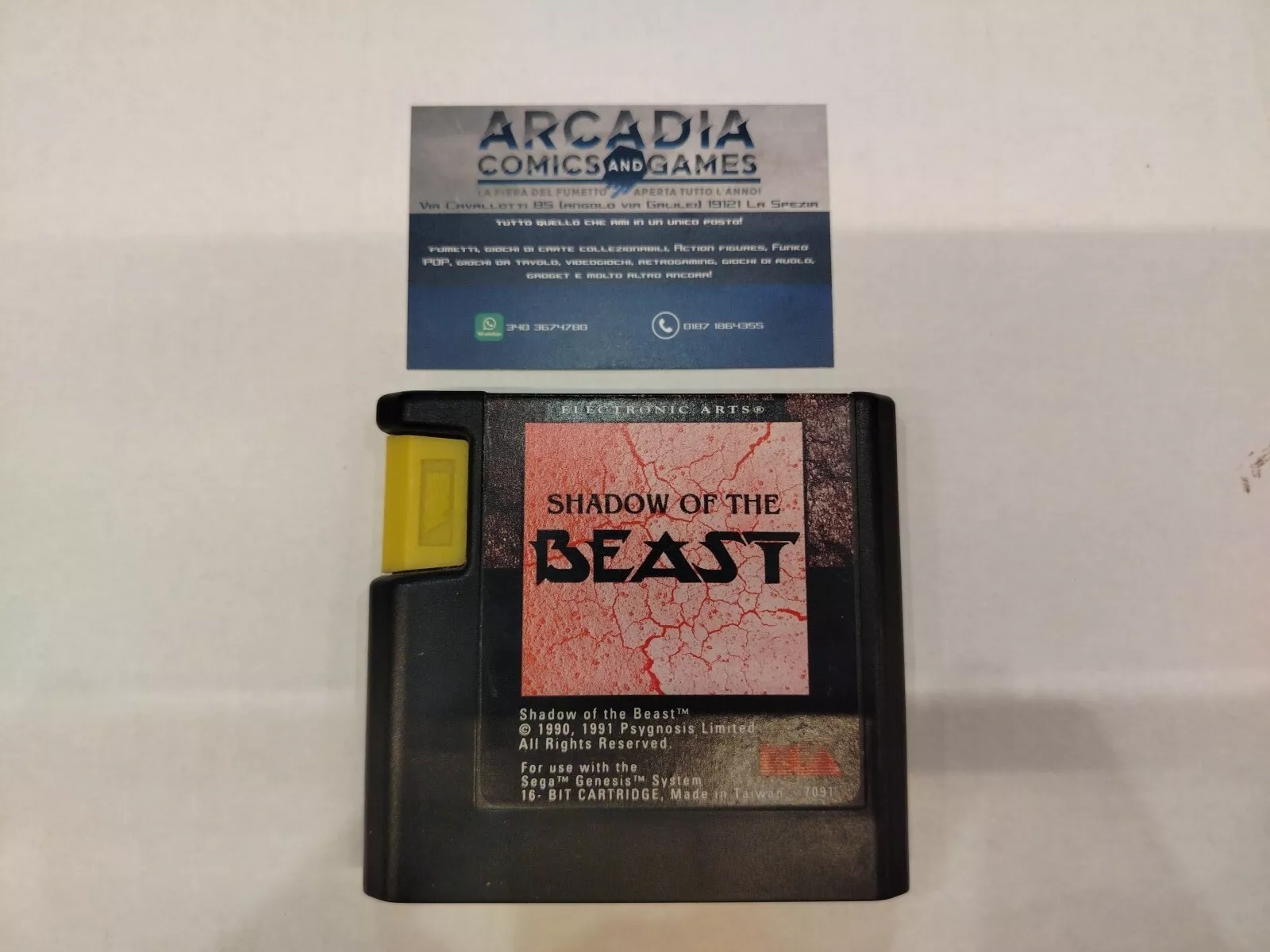 Shadow Of The Beast SEGA Mega Drive Genesis NTSC USA Loose Solo Cartuccia